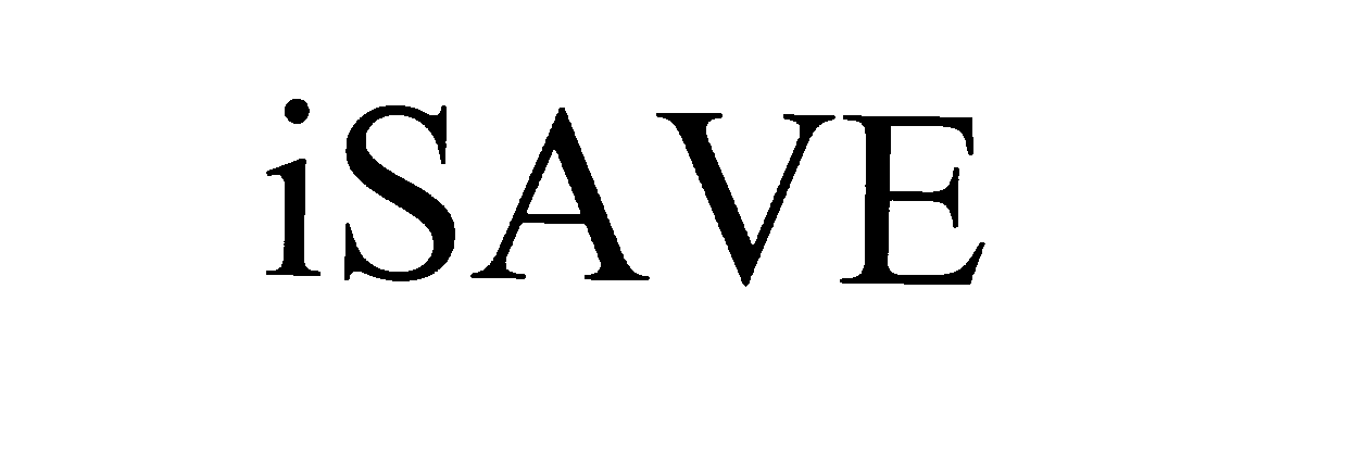 Trademark Logo ISAVE