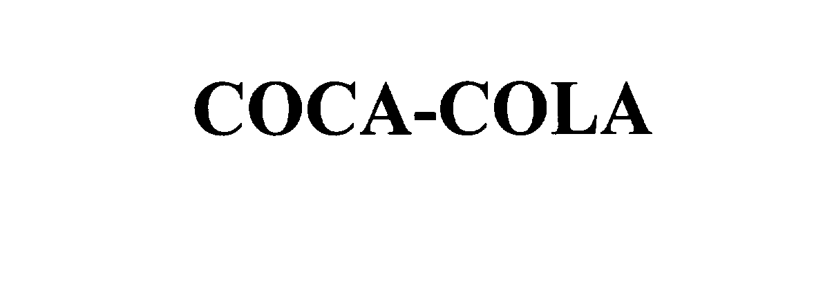 Trademark Logo COCA-COLA