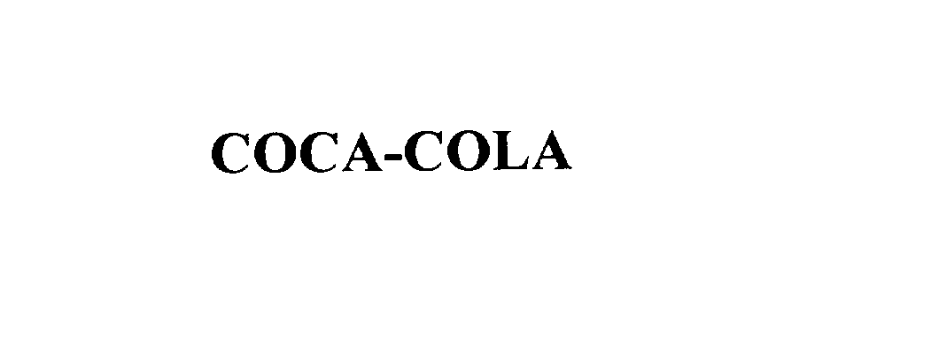 Trademark Logo COCA-COLA