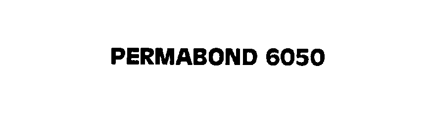 Trademark Logo PERMABOND 6050