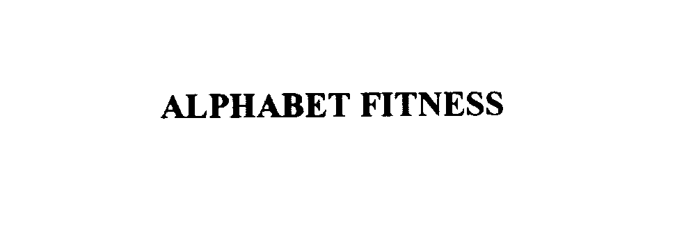 Trademark Logo ALPHABET FITNESS