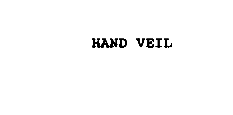 HAND VEIL