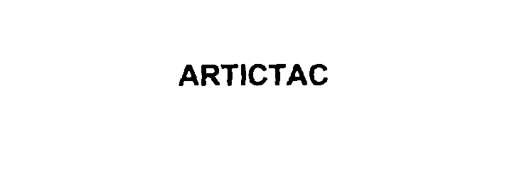 Trademark Logo ARTICTAC