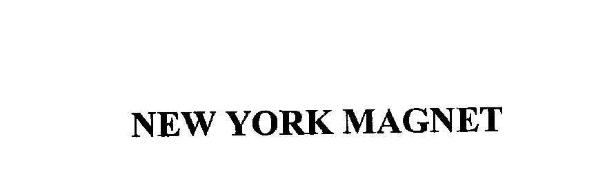Trademark Logo NEW YORK MAGNET