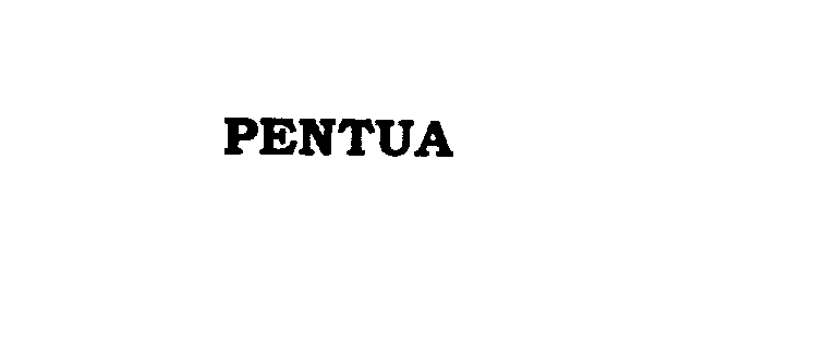 Trademark Logo PENTUA