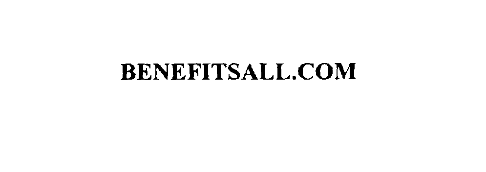 Trademark Logo BENEFITSALL.COM
