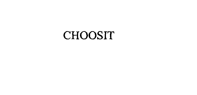  CHOOSIT