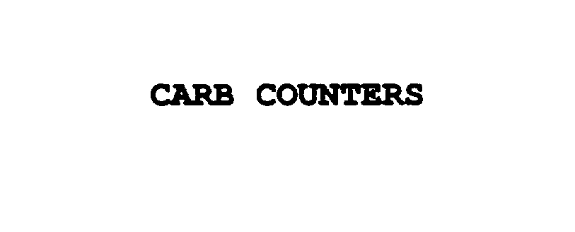 CARB COUNTERS