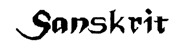 Trademark Logo SANSKRIT