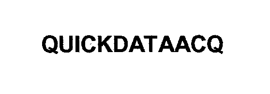 Trademark Logo QUICKDATAACQ