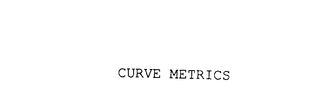 Trademark Logo CURVE METRICS