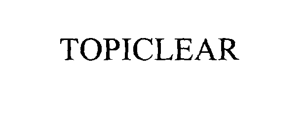 Trademark Logo TOPICLEAR