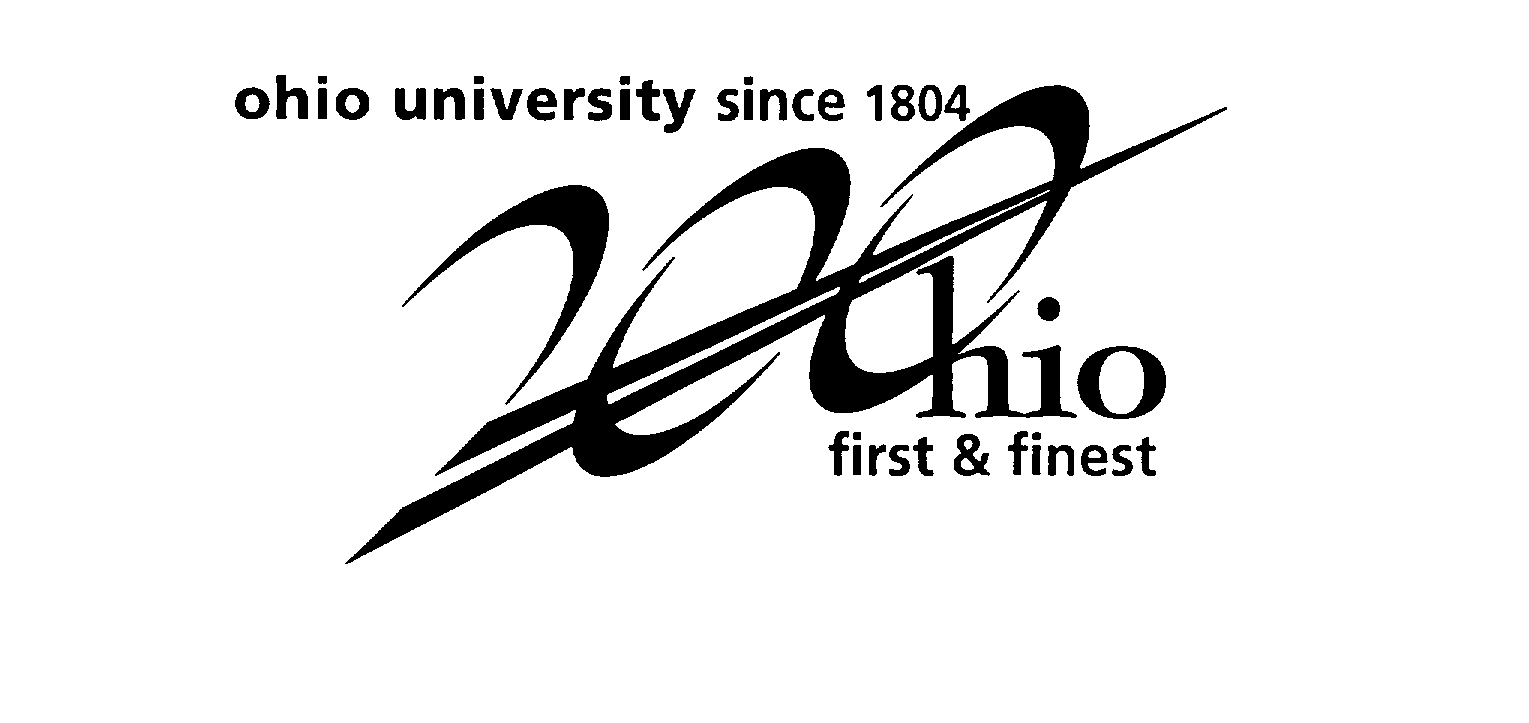 Trademark Logo OHIO UNIVERSITY SINCE 1804 200 OHIO FIRST & FINEST