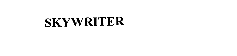 Trademark Logo SKYWRITER