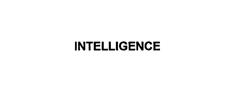 Trademark Logo INTELLIGENCE