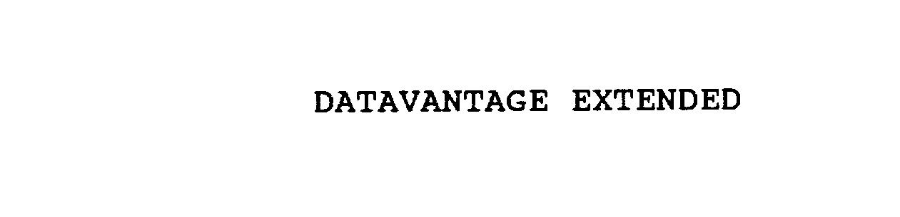 DATAVANTAGE EXTENDED