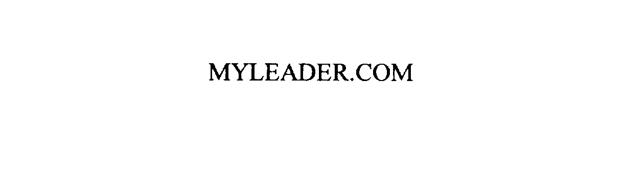 Trademark Logo MYLEADER.COM