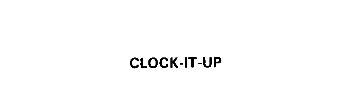  CLOCK-IT-UP