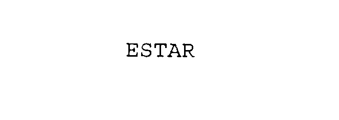 Trademark Logo ESTAR