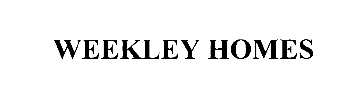  WEEKLEY HOMES