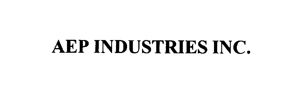 Trademark Logo AEP INDUSTRIES INC.