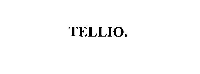 Trademark Logo TELLIO.