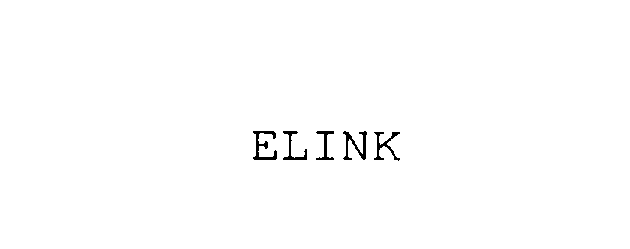 Trademark Logo ELINK