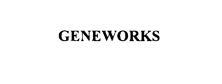 Trademark Logo GENEWORKS