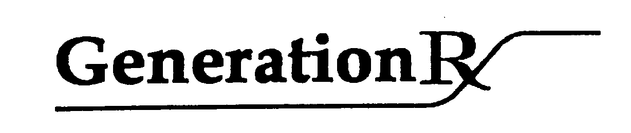 Trademark Logo GENERATION RX