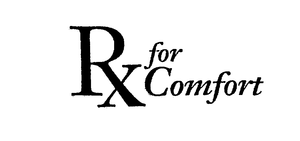 Trademark Logo RX FOR COMFORT