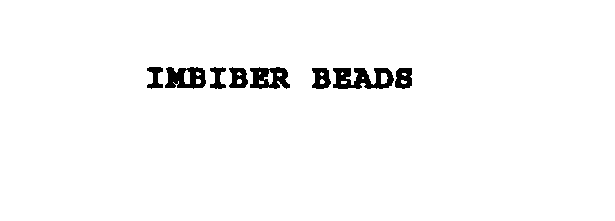 Trademark Logo IMBIBER BEADS