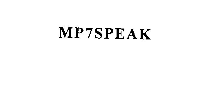  MP7SPEAK