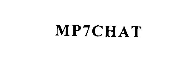 Trademark Logo MP7CHAT
