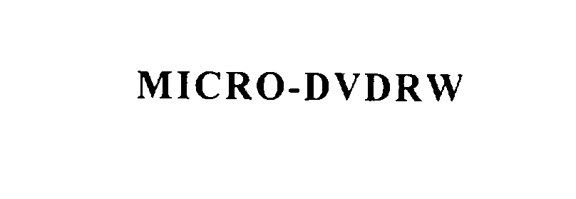  MICRO-DVDRW