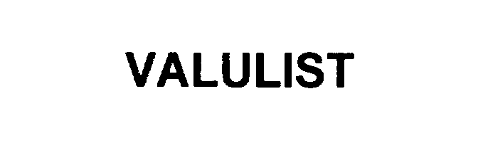  VALULIST