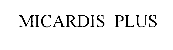 Trademark Logo MICARDIS PLUS
