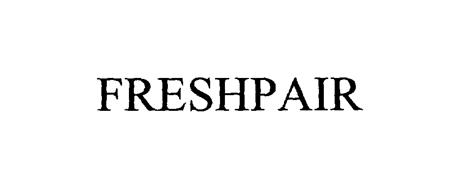 Trademark Logo FRESHPAIR