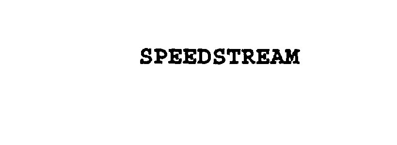 Trademark Logo SPEEDSTREAM