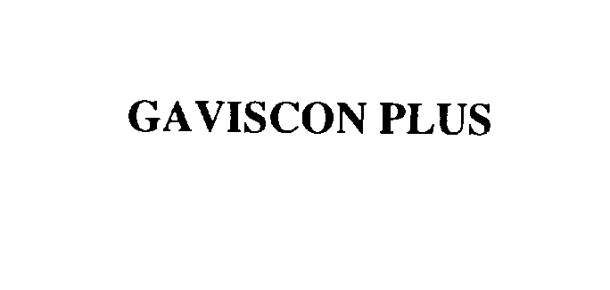 Trademark Logo GAVISCON PLUS