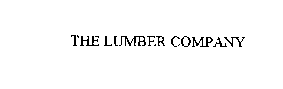 Trademark Logo THE LUMBER COMPANY