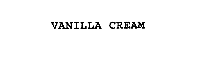 Trademark Logo VANILLA CREAM
