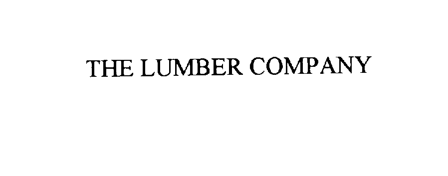 Trademark Logo THE LUMBER COMPANY