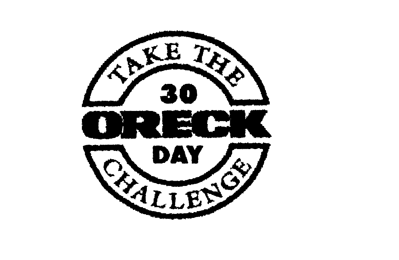  TAKE THE ORECK 30 DAY CHALLENGE