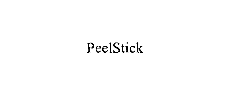 Trademark Logo PEELSTICK