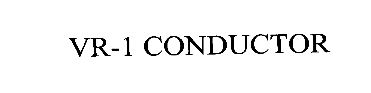 Trademark Logo VR-1 CONDUCTOR