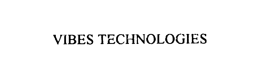 Trademark Logo VIBES TECHNOLOGIES