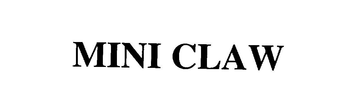 Trademark Logo MINI CLAW
