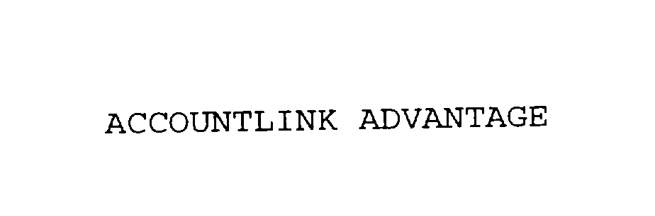 Trademark Logo ACCOUNTLINK ADVANTAGE
