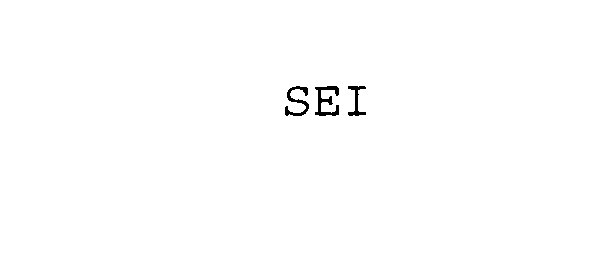 Trademark Logo SEI