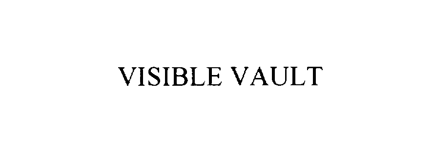 Trademark Logo VISIBLE VAULT